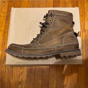 Timberland Earthkeeper Brown Leather Men's Size 10 Boots